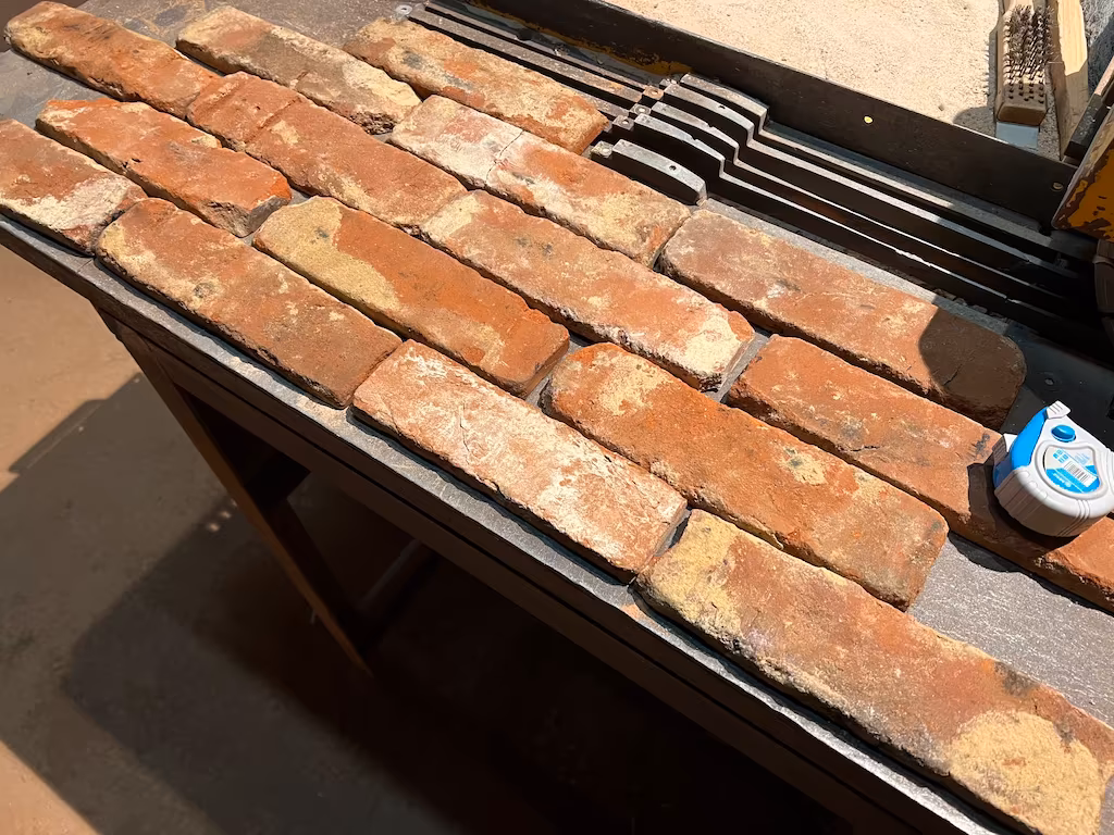 Antyczne ceglane płytki elewacyjne – cegła retro, Reichsformat - obrazek 2