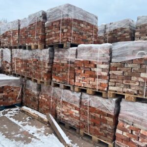 Historyczne Cegły Klinkierowe – Hartgebrannte Reichsformat 25,5 × 12 × 6,5 cm