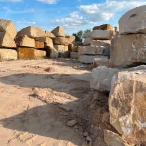 Kamienie murowe z piaskowca – 40 × 40 × 80 cm