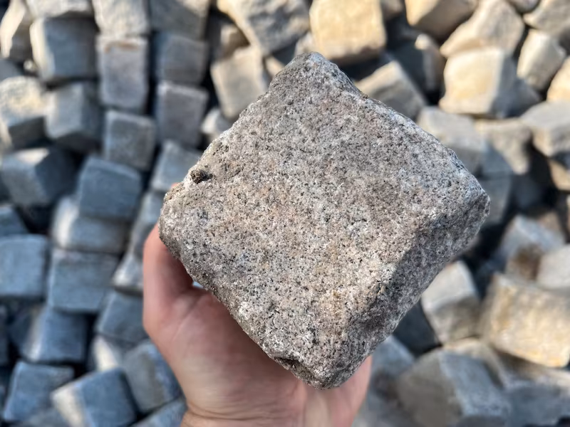 Antyczna kostka granitowa 9×11 cm – klasyczne Altstadtpflaster - obrazek 4